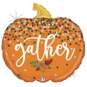 28 inch Gather Pumpkin Foil Mylar Balloon - Party Supplies Decorations