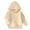 Beige, variant on HCYSFG Boys Solid Color Hoodies Kangaroo Pocket Ribbed Long Sleeve Sweatshirt Relaxed Fit Comfy Everyday Fall Winter Pullover Top