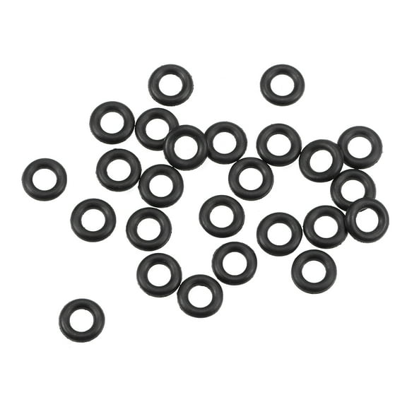 O-Rings Nitrile Rubber 4.6mm Inner Diameter 9mm OD 2.2mm Width Round Seal Gasket 25Pcs