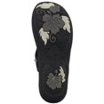 thumbnail image 6 of GP Wedge Platform Flip Flop Sandals for Women: 8161 Black, EU38 (US Size 7 - 7.5), 6 of 7