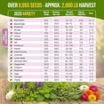 thumbnail image 4 of Organo Republic - 20 Culinary Herb & Edible Flower Seeds Varieties - 9955+ Non GMO Heirloom Seeds, 4 of 6
