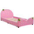 thumbnail image 2 of Costway Lit Plateforme Rembourré pour Tout-Petits, Mobilier de Chambre, Motif de Baies, 2 of 9