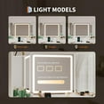 thumbnail image 3 of M optimized Corner Vanity Desk, Vanity Table with Lighted Mirror, Fluted Makeup Desk with Drawers and Cabinets, Dressing Table with Charging Station for Bedroom, 3 of 6