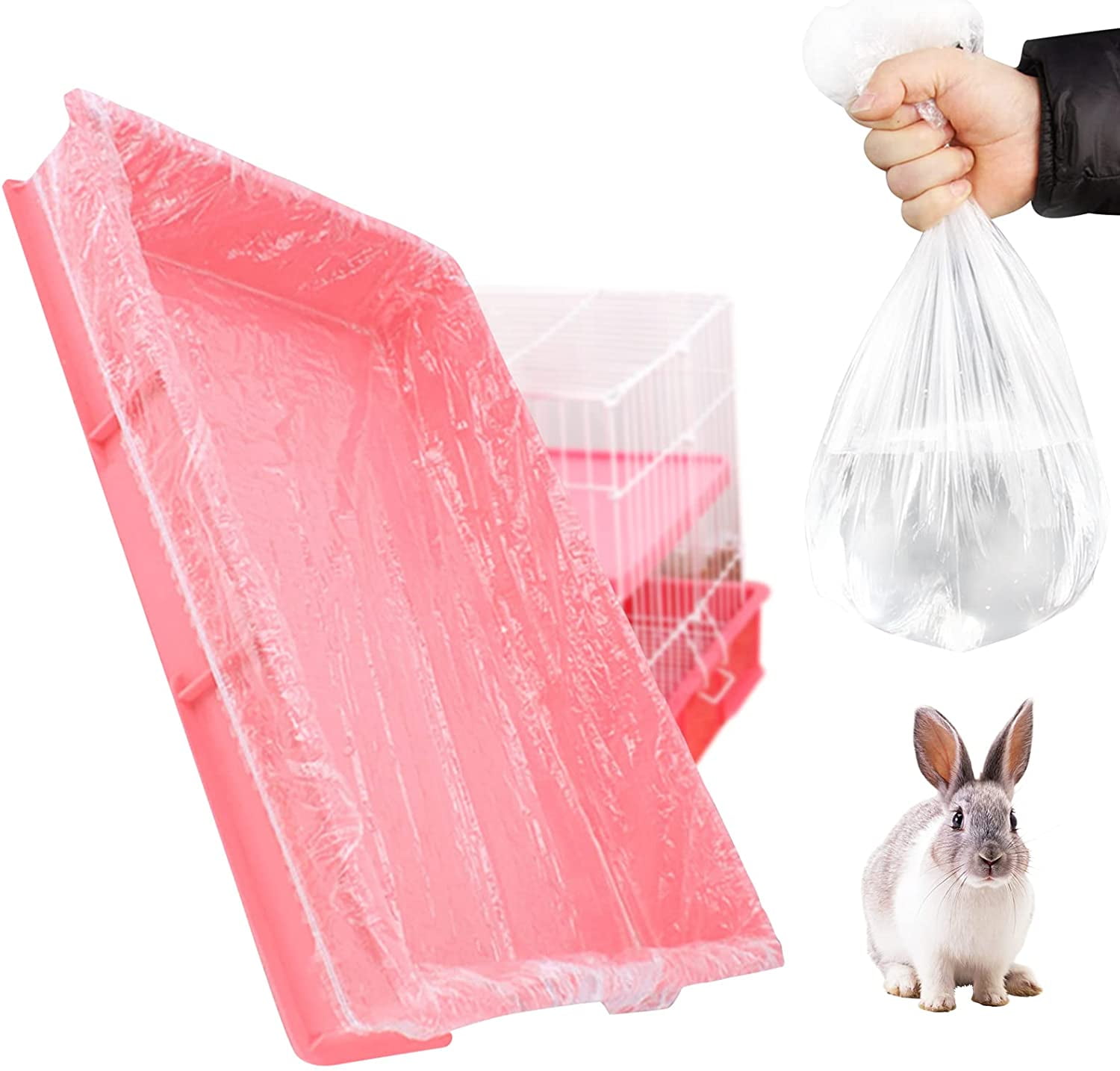 plastic trays for rabbit cages