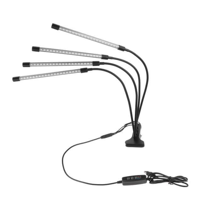 jinwen LED Plant Grow Light Growing Lamp LED Growing Light for Seedling Growing Blooming Fruiting Universal