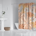 thumbnail image 2 of Waterproof Beautiful Colorful Floral Shower Curtain 72x72 Inch Boho Style Polyester Unique Shower Curtain for Bathroom Hotel Home Decor with 12 Plastic Hooks, 2 of 5