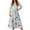 Beige, variant on Women’s Floral Maxi Dress with 3/4 Sleeves, Lightweight Casual Loose Fit Summer Long Dress for Beach, Party, Vacation, and Daily Wear Beige L