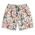 thumbnail image 5 of Goofa Watercolor Floral With Butterflies Printed Mens Swim Trunks Summer Quick Dry Short Beach Swimwear Bathing Suits-, 5 of 9