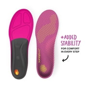 Superfeet Run Women's Support Insoles - Trim-To-Fit High Arch Support - Carbon Fiber Orthotic Shoe Inserts for Running Shoes - Professional Grade - 8.5-10 Women