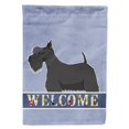 thumbnail image 1 of Carolines Treasures CK3619GF Scottish Terrier Welcome Garden Size Flag, 1 of 3
