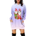 thumbnail image 1 of Cathalem Cheap Hoodies Crew Neck Cute Pullover Relaxed Fit Tops,Purple XXL, 1 of 4