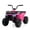 Pink, variant on TROPOW 12V Ride On Toys for Boys,Kids Ride On ATV,4 Wheeler Electric Vehicle for Kids,Battery Powered Quad Toy Vehicle with Music,Horn,High Low Speeds,Led Lights,Electric Ride On Toy,Pink