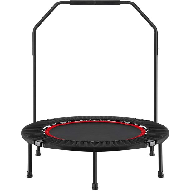 HEMBOR 40'' Fitness Trampoline Foldable Mini Rebounder with Oxford Safety Cover 300 lbs