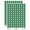 Dark Green, variant on Goals Bold Text 200+ Round Stickers - Black - Gloss Finish - 0.50" Size