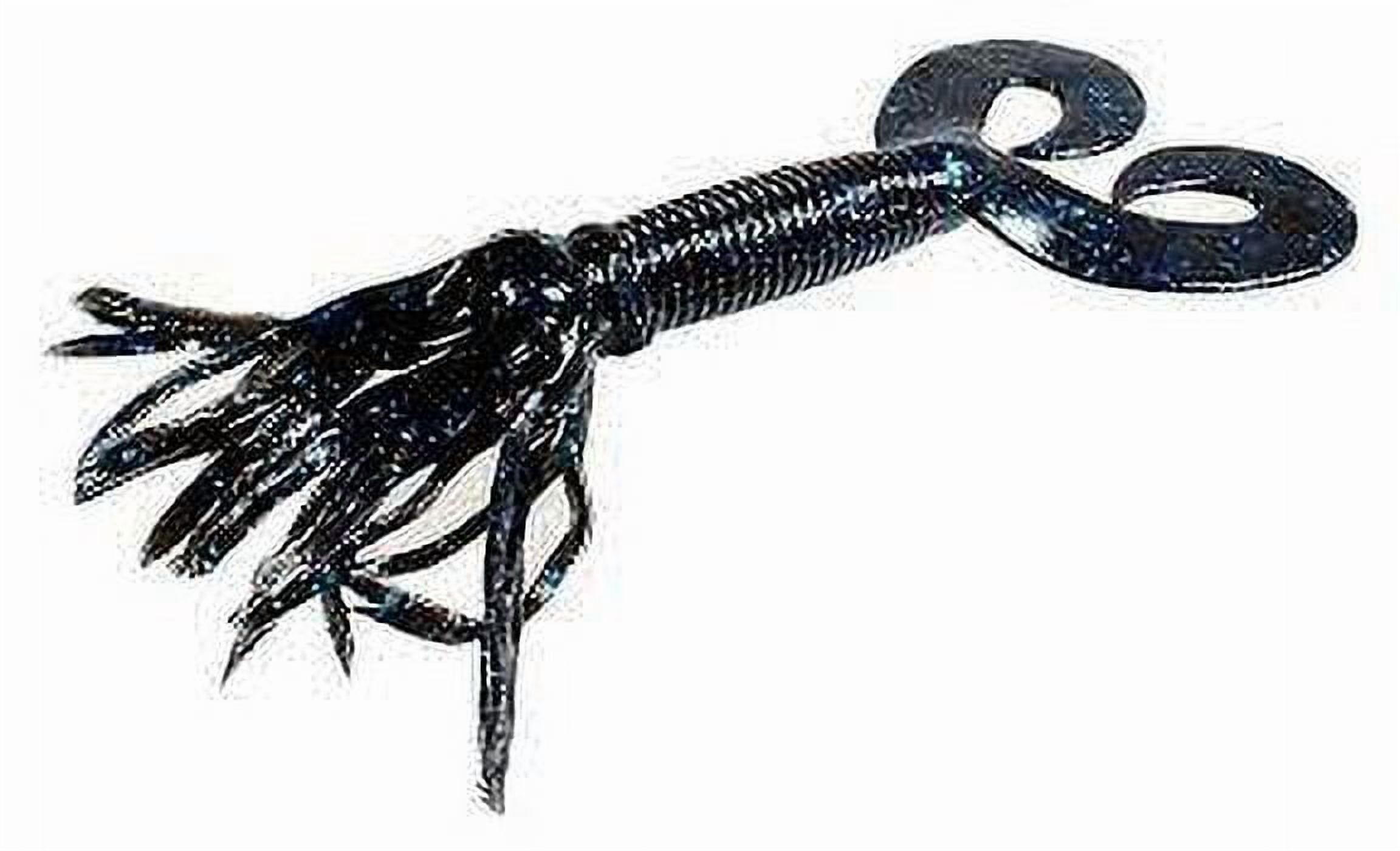 Chompers Skt Grub DoubleTail 4'' Black/Blue Flake 10pk