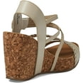 thumbnail image 5 of Blowfish Malibu Heidi White Sands Die Cut/Amazon Rawhide Strappy Wedge Sandals (White Sands Die Cut/Amazon Rawhide, 7), 5 of 5