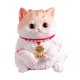 thumbnail image 3 of Adorable juguete de simulación de gato para la ansiedad, relajación, decoración de mesa decorativa, recuerdos de fiesta gato naranja, 3 of 9