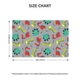 thumbnail image 4 of Placemats Set Of 4 / 6, Cute Dinosaur Placemats For Dining Table Indoor/Outdoors Heat Resistant Washable Placemats 18" X 12", 4 of 8