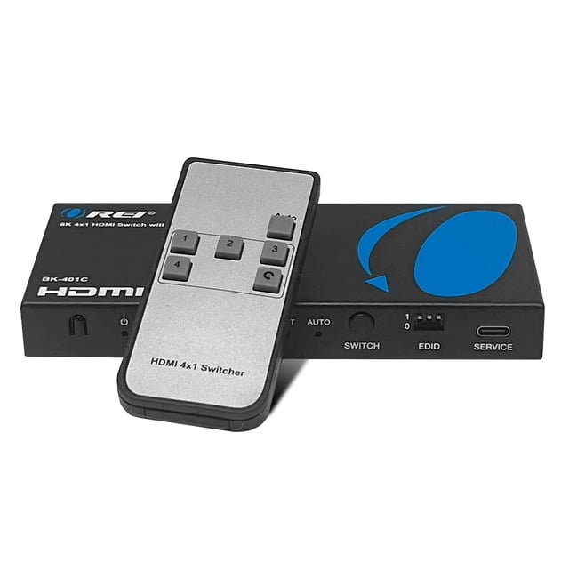 OREI Interruptor HDMI 8K 4x1 con Entrada USB C (BK-401C)
