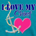 thumbnail image 3 of CafePress - Chief T Shirt - Womens Tri-blend T-Shirt, 3 of 4
