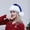 Royal Blue, variant on Personalized Sequin Santa Hat for Adults, Red Glitter Christmas Party Hat, Xmas Halloween New Year Holiday Headwear