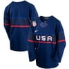 Youth Nike Blue Team USA Hockey 2022 Winter Olympics Collection Jersey