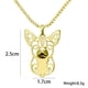 thumbnail image 2 of Collar para mujer, joyería para mujer, joyería para mujer, joyería europea y de moda, collar de aleación con colgante de perro, collar de moda, 2 of 3