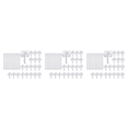 thumbnail image 1 of Vertical Blind Repair Carrier with Stem Vertical Blinds Repair Kit White Blinds Replacement Parts60Pcs, 1 of 10