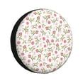 thumbnail image 1 of Fotbe Rose Flowers Funda de Llanta de Repuesto con Estampado, Engrosada, Ajuste Universal para Jeep, Remolque, RV, SUV, Camión-16 inch, 1 of 6