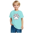 thumbnail image 5 of Royal Blue Kids Girl Boy Boat Neck T Shirts Work Out Gym Lounge Jogger Tee Tops for Kid Short Sleeve Baseball Graphic Cute Basic Fall Summer Shirts 2026 Clothing Fashion 4 Years, 5 of 5