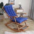 thumbnail image 3 of Lounger Cushion Soft Replacement Thick Padding High Back Cushion With Fixation Strap Large Rocking Chair Bench Pad Seating Cushion, 3 of 5