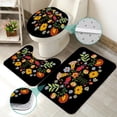 thumbnail image 3 of 4 Pcs Christmas Star Shower Curtain Sets with Rugs for Bathroom Decor,Sky Night Bathroom Shower Curtain Sets,Twinkle Bathroom Sets with Shower Curtain and Rugs, 3 of 7