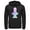 Black, variant on Men's Fortnite Skull Trooper All Hail Glow Pull Over Hoodie Black Small