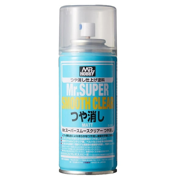 GSI Creos Gunze MR Hobby B530 Mr Super Smooth Clear Matt Spray Aerosol 170ml