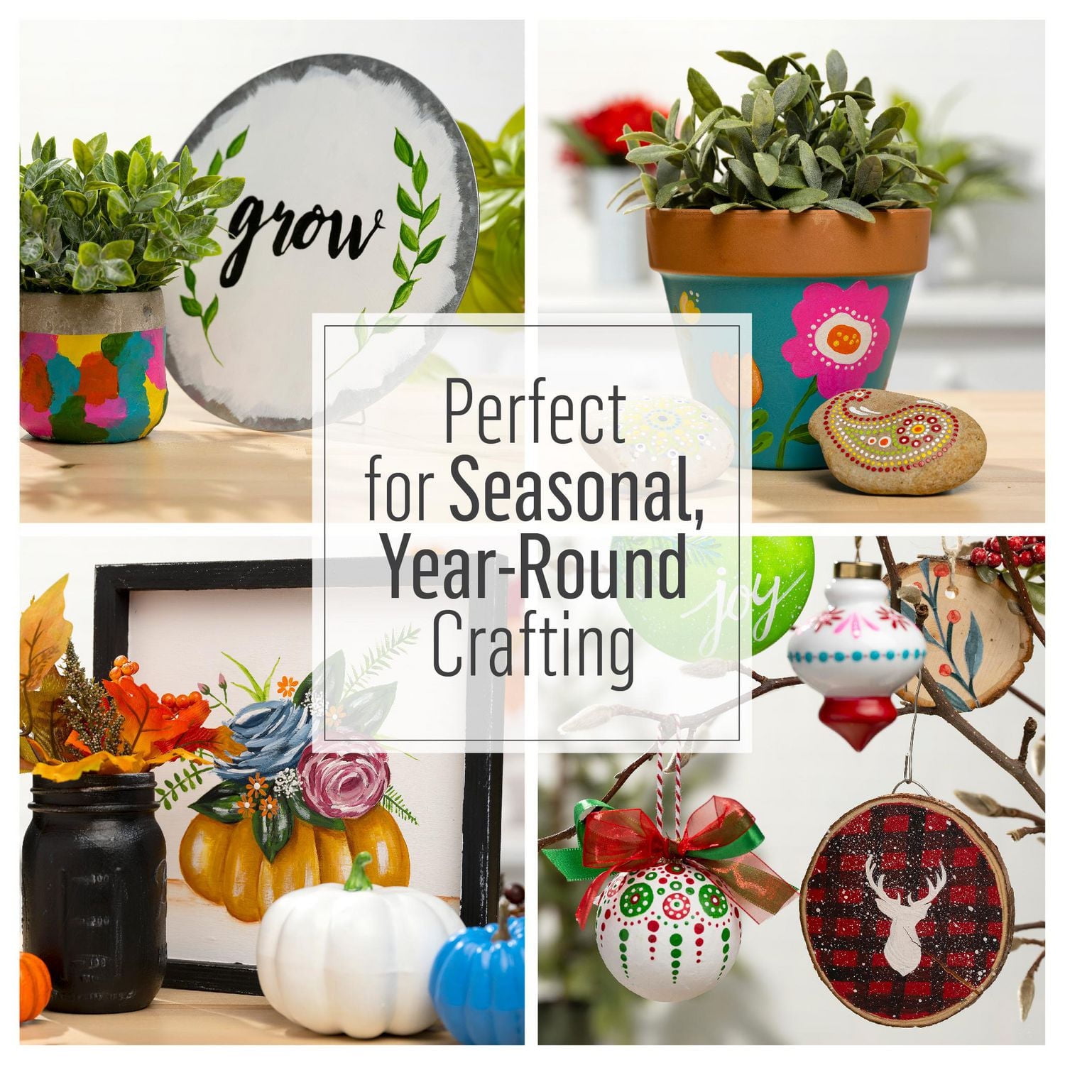 Peinture acrylique satinée multi-surfaces FolkArt Jaune lunaire Peinture Multi-Surfaces