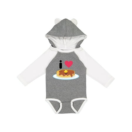 

Inktastic I Love Pancakes Gift Baby Boy or Baby Girl Long Sleeve Bodysuit