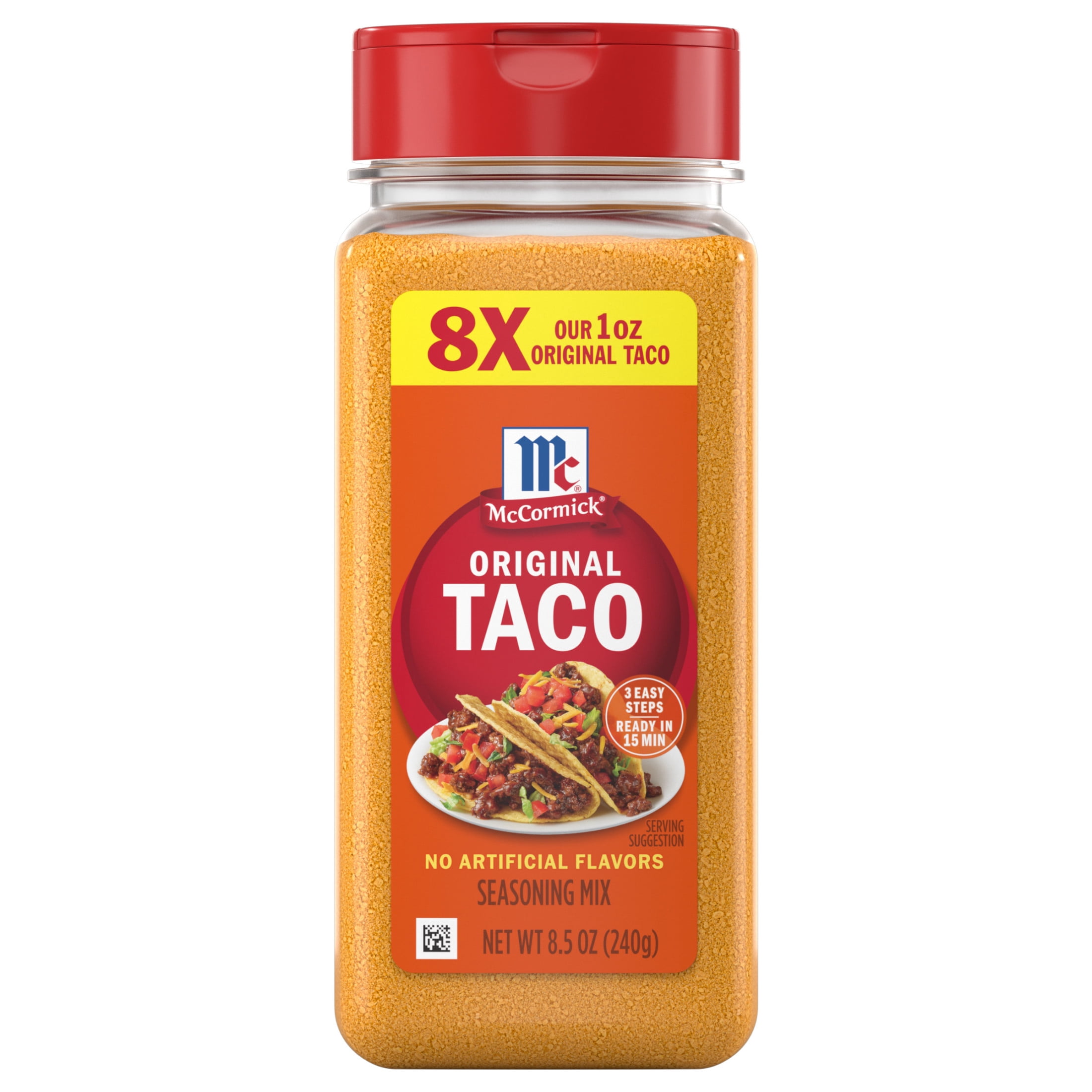 (6 pack) McCormick Original Taco Seasoning Mix, 8.5 oz Bottle