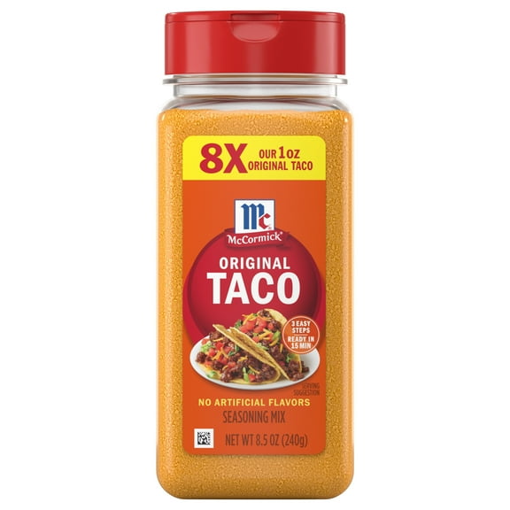 McCormick Original Taco Seasoning Mix, 8.5 oz Bottle