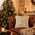 thumbnail image 6 of Christmas Trees Pillow Covers, Decorative Soft Throw Pillows Plush, Winter Holiday Decorative Pillowcase, Embroidered Couch Cushion for Holiday Winter Home Decor Chair Sofa Bedroom Living Room, 6 of 7
