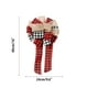 thumbnail image 3 of Fiudx Ofertas de la semana Adorno para árbol de Navidad con colgante de lazo de lino de imitación, 3 of 3