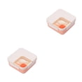 thumbnail image 4 of Moyic Compartimentos para fiambrera, horno portátil, almacenamiento de calefacción, contenedor de alimentos, plástico a prueba de fugas, Rosado 2piezas, 4 of 6