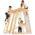 thumbnail image 6 of Indoor Playground Toddler Climber Slide – Kids Jungle Gym Playset – Activity Toddler Climber Structure – Play Gym Swedish Ladder - Climbing Play Structure Set – Adventure Dome Slide set – Akvarelka, 6 of 9