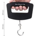 thumbnail image 4 of Báscula de equipaje portátil digital Rhorawill Báscula de equipaje Báscula colgante Báscula móvil Báscula de viaje con función de tara de hasta 110 lb / 50 kg Regalo para viajeros Equipaje de pesca plateado, 4 of 5