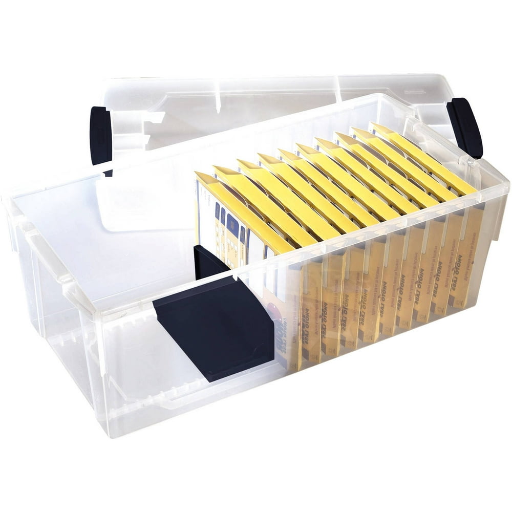 Rubbermaid Photo and Media Storage Box, Set of 6