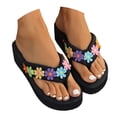 thumbnail image 3 of enyan Womens Sandals Women Footwear- Lightweight and Memory Foam Insole Sandals for Women 2026 - Durable Non-Slip Beach Essentials Flats for Women Sandals,Multicolour,Size 6.5, 3 of 7