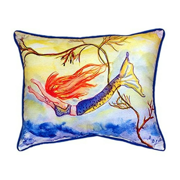 Diving Mermaid Large Indoor/Outdoor Pillow 16x20