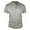 Gray, variant on Henley T Shirts for Men Short Sleeve Casual Reverse Seam Cotton Shirt Banded Collar Mens Button Summer T-Shirt White S