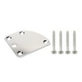 thumbnail image 1 of EeaseCA Triangle 5 Holes Electric Guitar Neck Plate Bass Guitar Neck Strength Connecting Board Joint Plate GV108 (Silver), 1 of 7