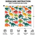 thumbnail image 2 of Blackout Kids Curtains,Cute Dinosaur Pattern Childrens Insulated Curtains Set Of 2,Bedroom Essentials,Toddler Room Decor 52x84in(132x213cm), 2 of 4