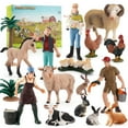 thumbnail image 3 of Simulation Farm Model Action Figure Cow Chicken Rabbit Sheep Horse Figurine Educational Toy For Children, 3 of 6